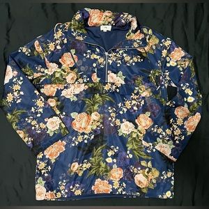 Women’s LPA Blue Floral Jacket- XS
